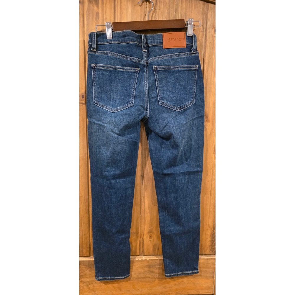 Lucky Brand Skinny Jeans Womens 4/27 Blue Excellent Stretch Medium Wash Denim - Picture 10 of 10